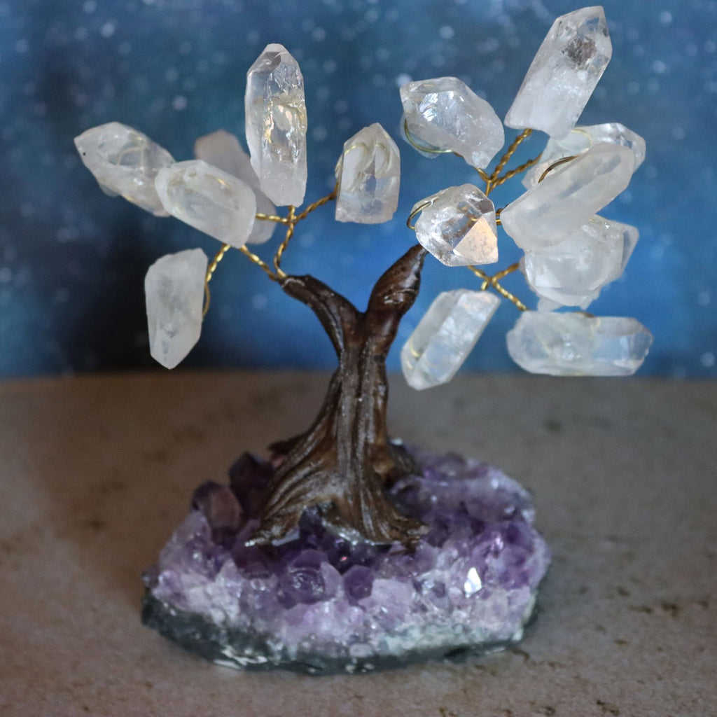 Clear Quartz Tree